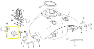 JAWA 500X/KOVE 510X Benzin Filtresi