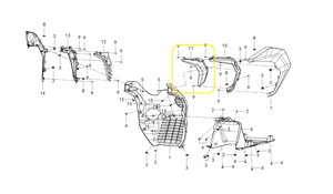 QJ FORTRESS350 Ön Sinyal sol
