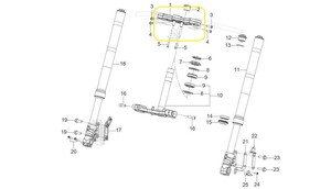 KOVE 510X/JAWA 500X  Furç Üst Mesnedi