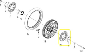 KOVE 800X Ön Fren Diski