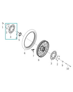 KOVE 800X Ön Fren Diski