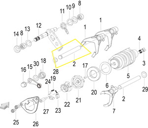  QJ SRK 400 RR VİTES MİLİ