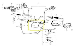 BAROSSA GV650 Debriyaj Teli