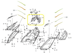 BAROSSA ADV125 Arka Stop Lambası