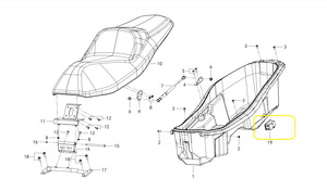 QJ FORTRESS350 Sele Altı Bagaj Işığı
