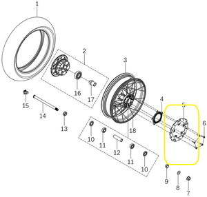 QJ SRT550X Arka Fren Diski