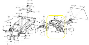 QJ SRV550ST Arka Çamurluk