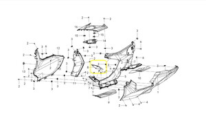 QJ FORTRESS350 Akü Kapağı