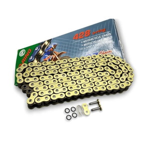 QJ SRK125S CZ Oringli Tekerlek Zinciri Gold