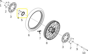 KOVE 800X Ön Fren Diski Abs Sacı