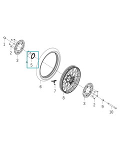 KOVE 800X Ön Fren Diski Abs Sacı