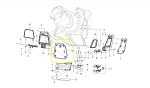 QJ FORTRESS350 Torpido Kapağı sağ