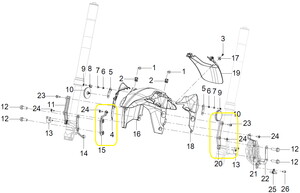 QJ TRX12 Ön Çamurluk Bağlantı Demiri