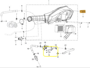 QJ FORTRESS350 Havalandırma Valfi Braketi