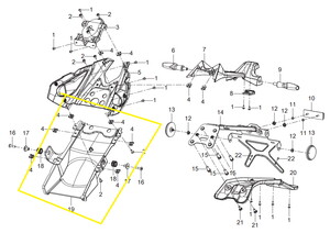 QJ SRK125R Hava Filtresi Kutu Altı