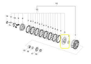 QJ TRX12 Debriyaj Baskı Plakası