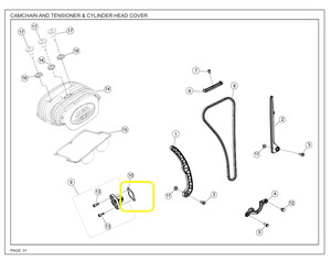 JAWA CLASSIC300CL/PERAK Egzantrik Gergi Contası