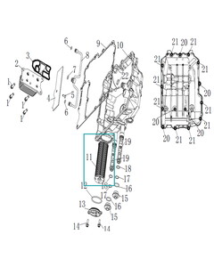 KOVE 800X Yağ Filtresi orjinal