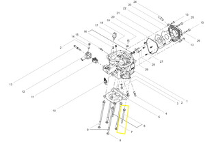 QJ SRK125S/SRK125R Silindir Saplaması Kısa