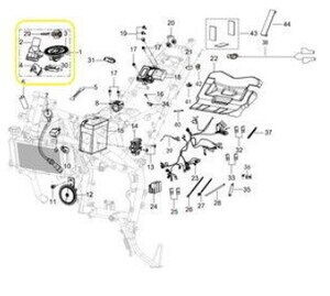  QJ SRT800X Kontak Set