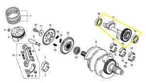 JAWA 500X/500F Balansör
