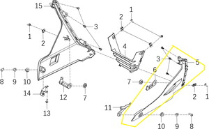 KOVE 250RR Alt Sakal Sağ