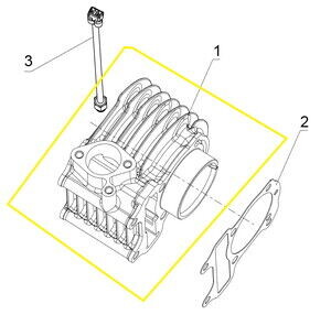 QJ SRK 125 S/125 R SİLİNDİR