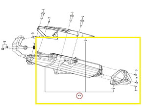 BAROSSA ADV125 Egzoz Komple