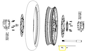 JAWA 500X Jant Teli Somunu 25/17