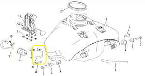 KOVE 800X/510X Benzin Filtresi ve Ara Borusu Takım