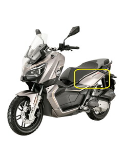 QJ ATR125 Arka Yan Grenajı siyah/turuncu  sol