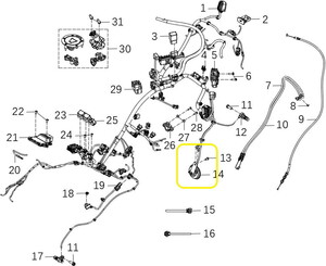 QJ TRX12/SRK125S/SRK 125R Korna