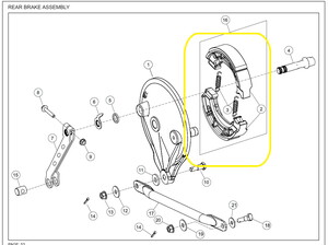JAWA CLASSIC300CL Arka Fren Balatası orjinal