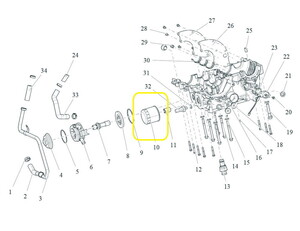 QJ SRV550ST Yağ Filtresi orjinal
