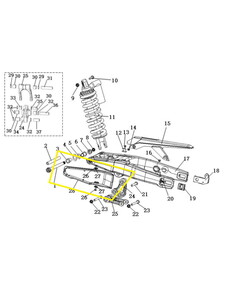 JAWA 500X Arka Tekerlek Zincir Sürtünme Lastiği