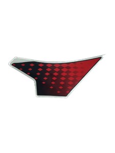 QJ SRK 125 R SELE ALTI SOL STICKER KIRMIZI