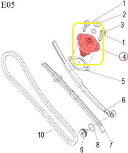 QJ VPS125 Egzantrik Zinciri Gergisi