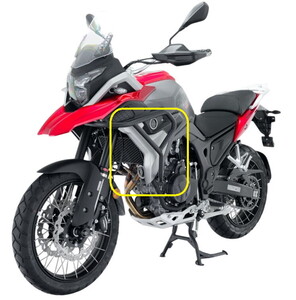  JAWA 500X Benzin Deposu Dış Grenajı Metalik sol