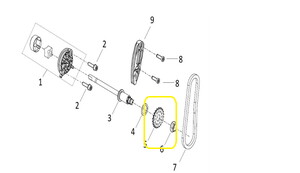 QJ FORTRESS350 Yağ Pompası Dişlisi