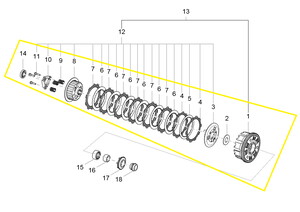 QJ TRX12 Debriyaj Seti Komple