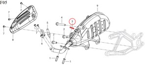  QJ VPS125 Egzoz Contası