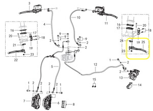  QJ FORTRESS350 Fren Kolu sol