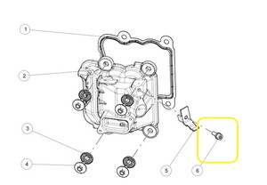 QJ FORTRESS350 Külbütör Kapağı Civatası