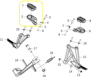 KOVE 800X Ön Basamak sol