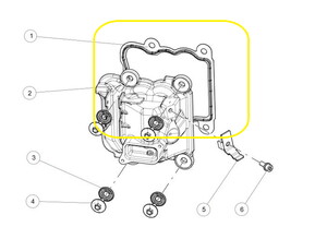 QJ FORTRESS350 Külbütör Kapağı Contası