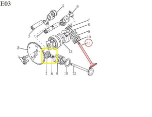 QJ TRX12 Subap Tırnağı