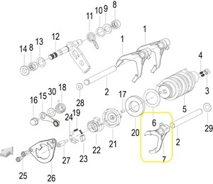 JAWA 500X/500F Vites Hilali