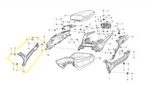 QJ SRT800X Sele Altı Kapağı sağ