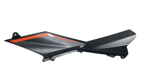  QJ ATR125 Ön Basamak Üst Plastik turuncu/siyah sağ