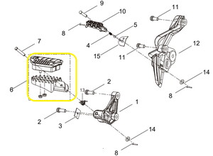 QJ SRT800X/SRT550X Ön Basamak sağ